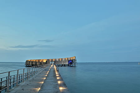 brown wooden dock thumbnail