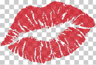 Kiss Pink Lip , Red Kiss , red lips illustration PNG clipart