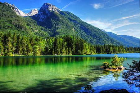 sea, mountains, nature, sky thumbnail