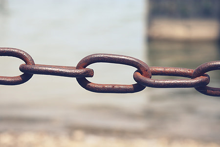 Metal chain and links thumbnail