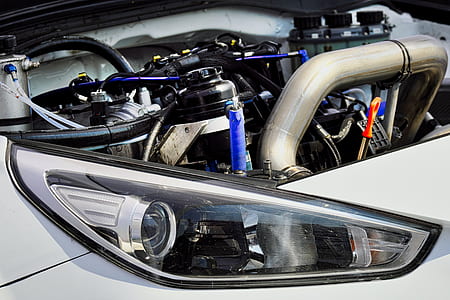 close view of vehicle engine bay thumbnail