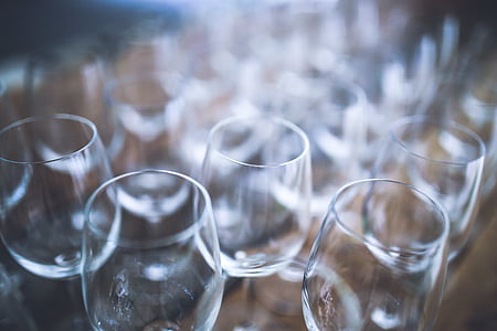 clear goblet glass lot thumbnail