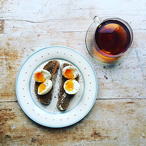 boiled egg on plate with juice thumbnail
