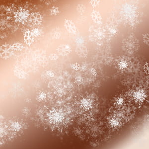 white snow flakes on air with brown background thumbnail