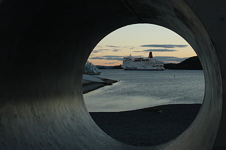 white ship on body of water thumbnail