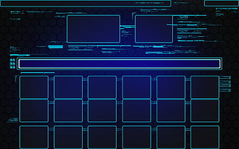 blue and white digital wallpaper thumbnail