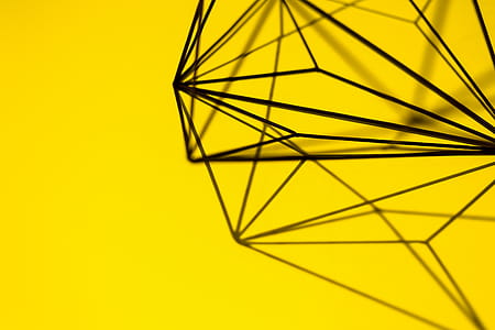 Geometric decoration on yellow background thumbnail