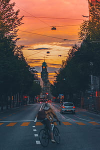 woman riding her bicycle thumbnail