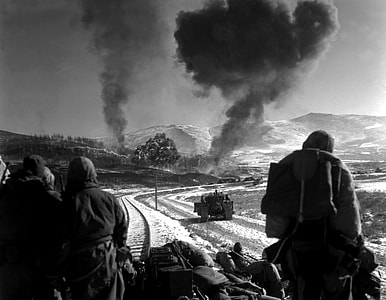 F4U-5 Corsairs provide close air support to U.S. Marines during Korean War thumbnail