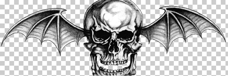Avenged Sevenfold Logo Five Finger Death Punch Art Hail To The King Avenged Sevenfold Deathbat Tattoo Png Clipart Free Cliparts Uihere