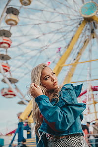 Young Fashionable Woman At Fair Photo thumbnail