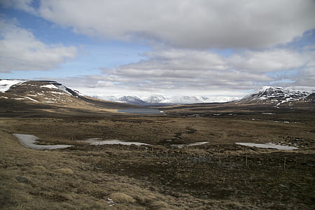 aerial view of brown field thumbnail