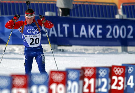 olympic ski player on snow thumbnail