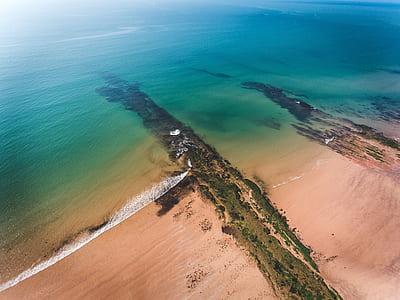 aerial photography of island thumbnail