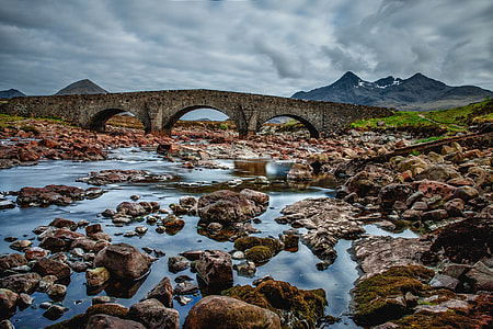 Bridge and Mountains in Scotland thumbnail