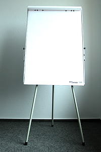 white and gray portable easel thumbnail