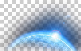 Blue Sky , Glowing earth, planet earth PNG clipart