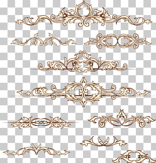 Wedding invitation Paper , Bronzing wedding invitation border, gold floral frame sketch PNG clipart