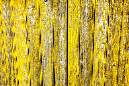 Closeup shot of yellow wood fence thumbnail