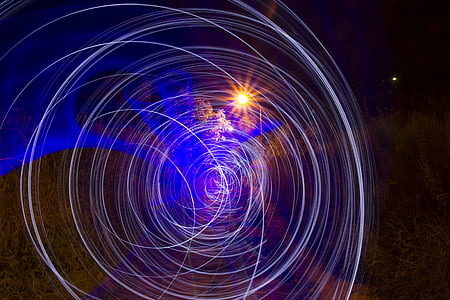 time lapse photo of glowing light thumbnail