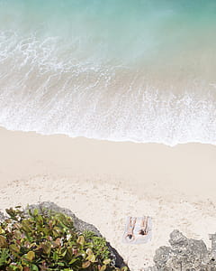 Photo of People Sunbathing on Beach thumbnail