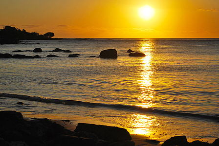 ocean wave near seashore during golden hour thumbnail