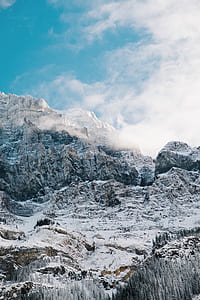 mountain, cloud, cloudscape, snow thumbnail