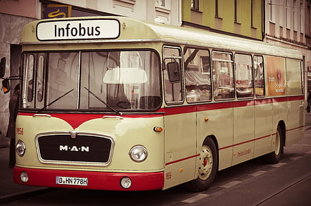 white and red bus thumbnail