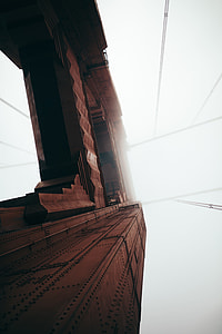 worms eye view on city buildings under white sky during daytime thumbnail