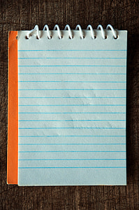 white with teal line sprint notebook on table thumbnail