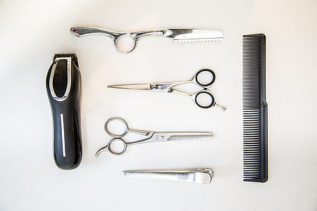 Hair Scissors And Razor Photo thumbnail