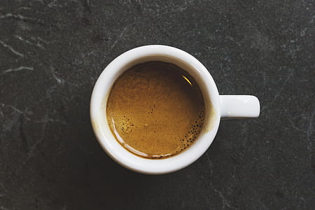 coffee on white ceramic mug thumbnail