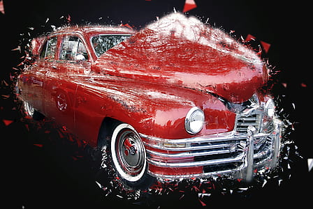 classic red car thumbnail