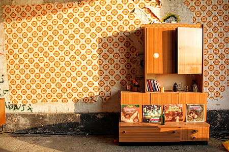 brown wooden cabinet with book thumbnail