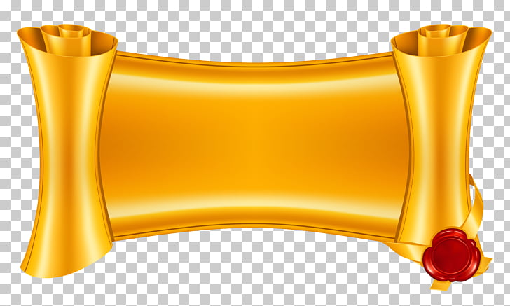 Scroll , Gold Scrolled Paper , yellow scroll illustratoin PNG clipart