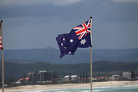 flag of Australia waving thumbnail