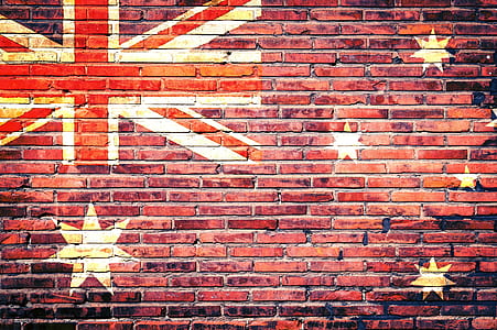 United Kingdom flag on brick wall thumbnail