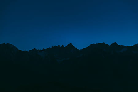 silhouette of mountain thumbnail