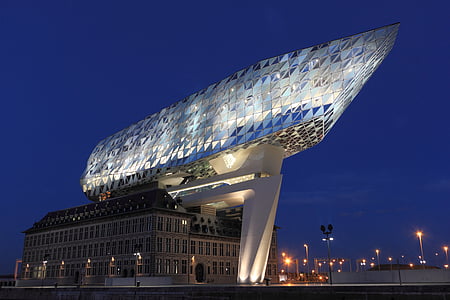 landscape photo of building during night time thumbnail