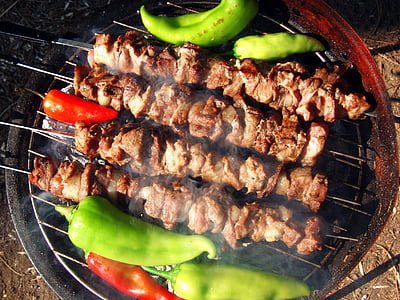 grill pork and bell pepper thumbnail