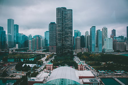 black and gray concrete high-rise building at daytime thumbnail