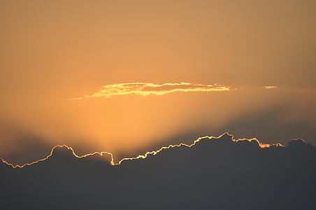 sunset over clouds thumbnail