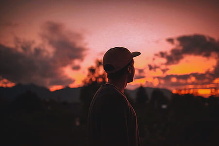 light, dawn, sunset, man thumbnail