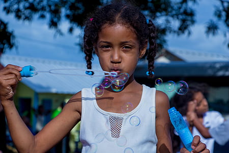 girl blowing bubbles thumbnail