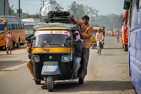 green and yellow rickshaw thumbnail