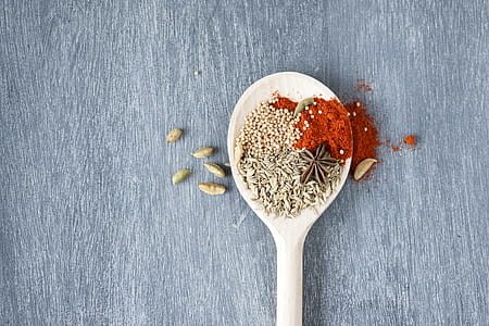 Spices on White Spoon thumbnail