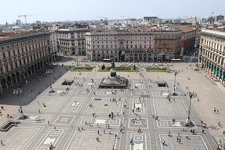 aerial photography of people at park at daytime thumbnail