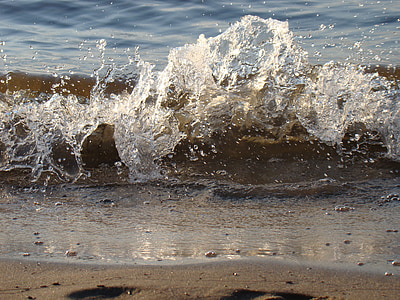 waves hitting shore at daytime thumbnail