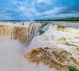 cascading waterfalls under humid weather thumbnail