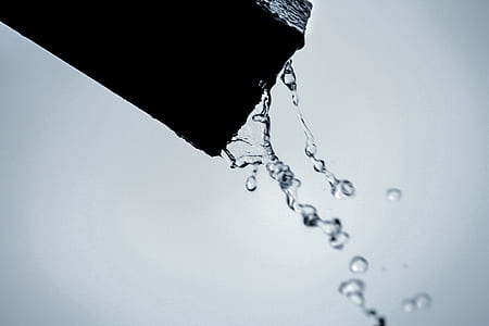 grayscale photo of water drops thumbnail